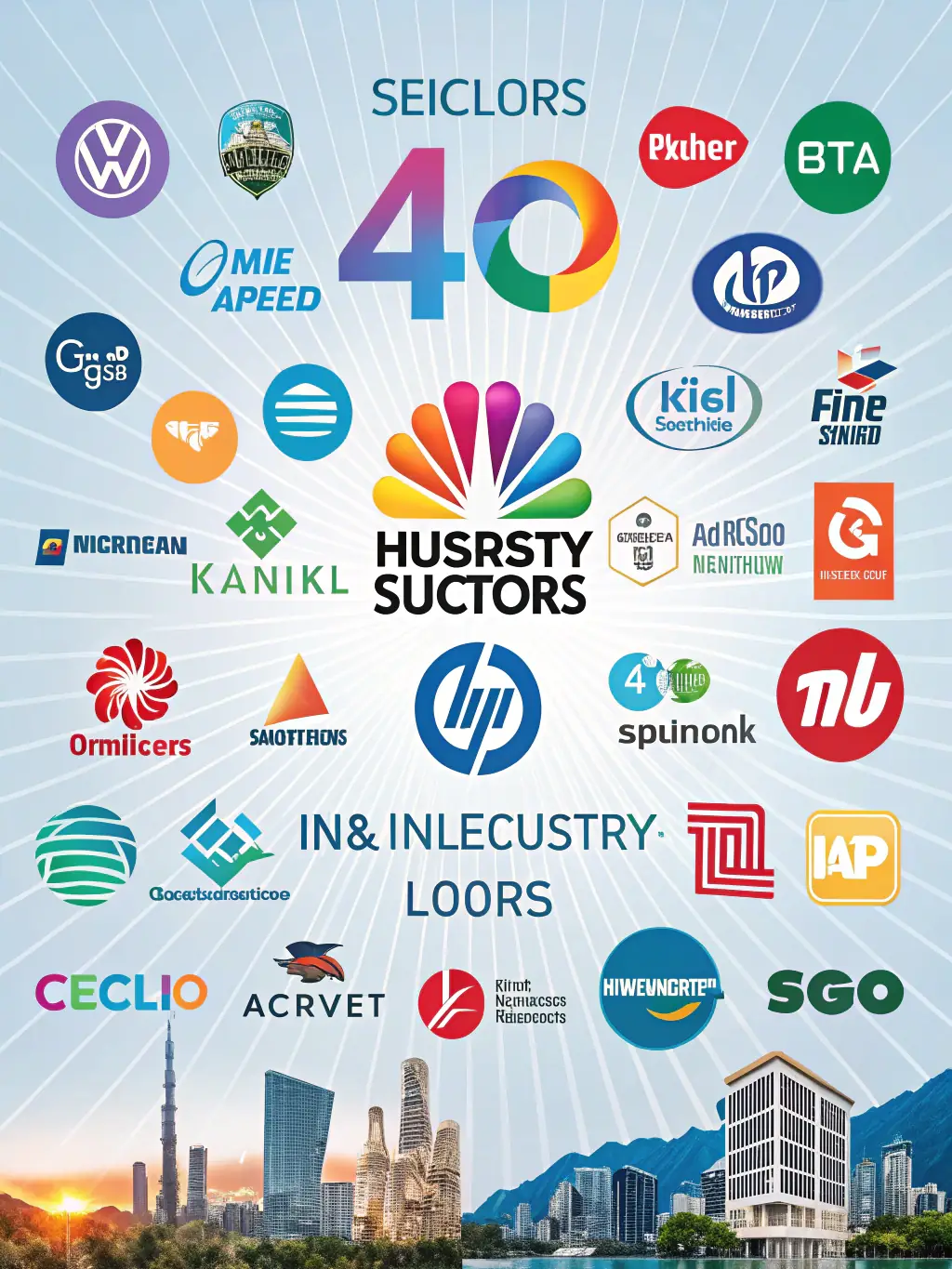 A collage of logos from the main sponsors of BizConclave UK, including recognizable UK business brands and organizations.